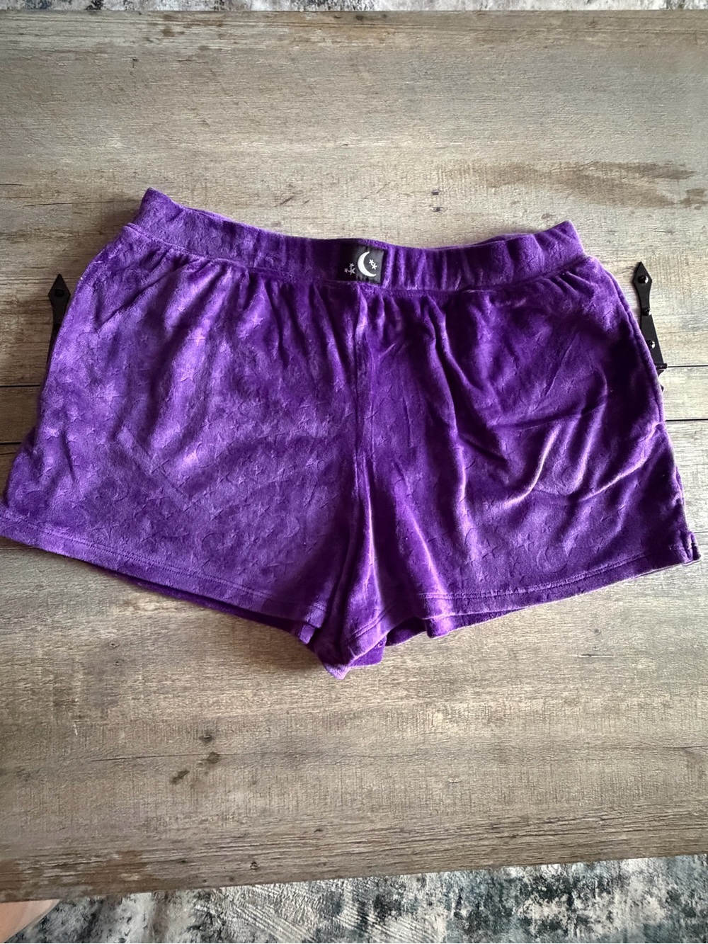 Plush Velvet Purple Women’s Lounge Shorts